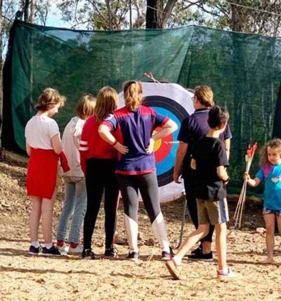 kids camp activites archery