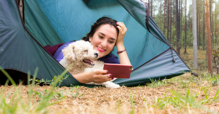 Pet friendly bush camping