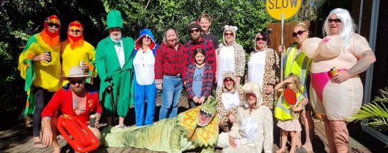 christmas-camping-work-party