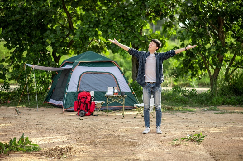 solo camping freedom around Australia Murphys Creek Escape