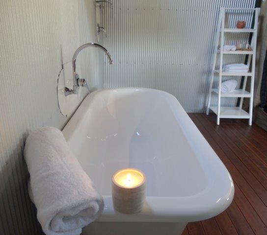 glamping bath