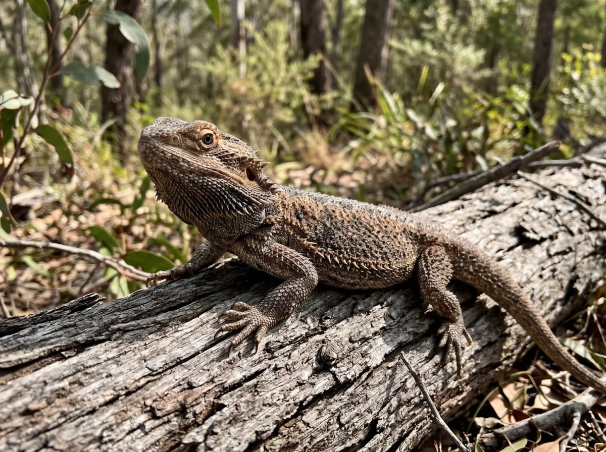 The Bearded Dragon (Pogona barbata)