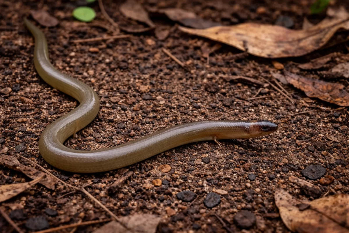 The Three-Clawed Worm-Skink (Anomalopus verreauxii)