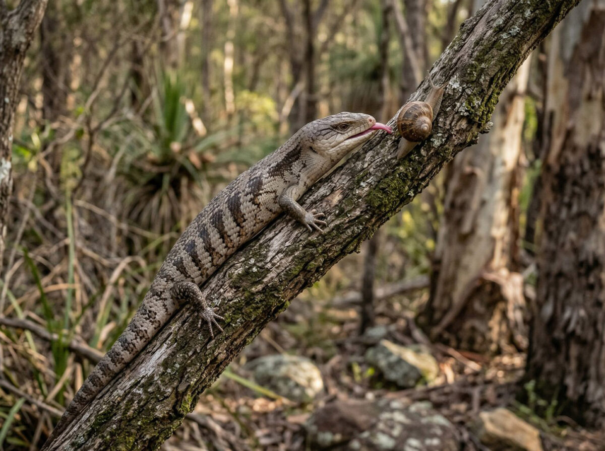 The Pink-tongued Skink (Cyclodomorphus gerrardii)